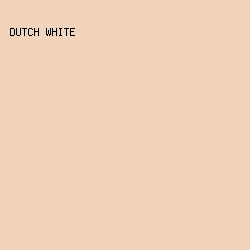 F2D4BD - Dutch White color image preview