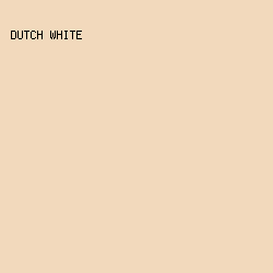 F2D9BC - Dutch White color image preview
