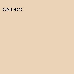 ebd3b8 - Dutch White color image preview