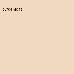 f0d8c1 - Dutch White color image preview