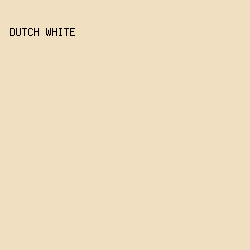 f0dfc1 - Dutch White color image preview