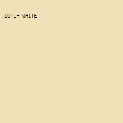 f1e1b8 - Dutch White color image preview