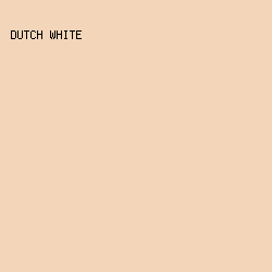 f3d5ba - Dutch White color image preview
