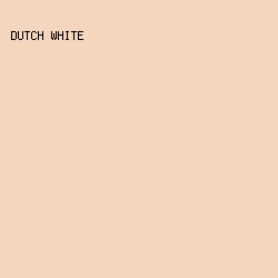 f4d6bf - Dutch White color image preview