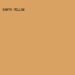 D9A262 - Earth Yellow color image preview