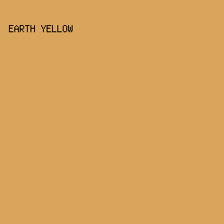 D9A45C - Earth Yellow color image preview