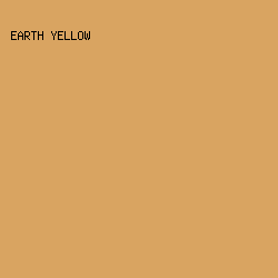 D9A461 - Earth Yellow color image preview