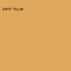 DDA75E - Earth Yellow color image preview