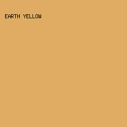 E0AC64 - Earth Yellow color image preview