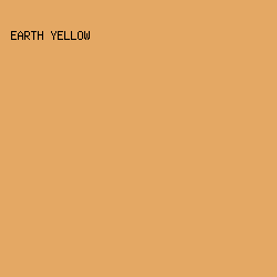 E4A864 - Earth Yellow color image preview