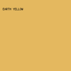 E4B85F - Earth Yellow color image preview