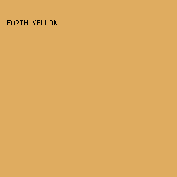 dfac60 - Earth Yellow color image preview