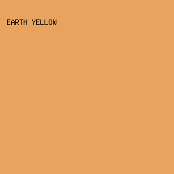 e8a45e - Earth Yellow color image preview