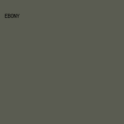 5a5c51 - Ebony color image preview