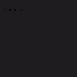 1E1C1F - Eerie Black color image preview