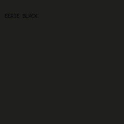 1F1F1B - Eerie Black color image preview