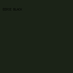1b2317 - Eerie Black color image preview