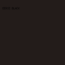 231c1a - Eerie Black color image preview