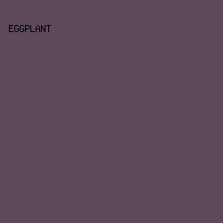 5D495A - Eggplant color image preview