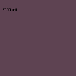 5E4352 - Eggplant color image preview