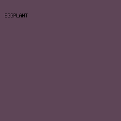 5E4557 - Eggplant color image preview