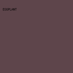 5e454b - Eggplant color image preview