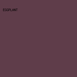 5f3d4a - Eggplant color image preview