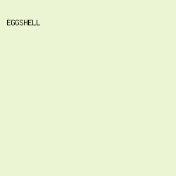 EBF5D4 - Eggshell color image preview