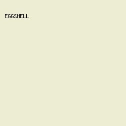 EDEDD3 - Eggshell color image preview