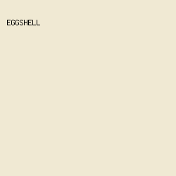 F0E9D3 - Eggshell color image preview