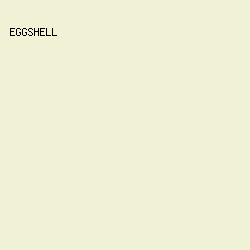 F1F1D6 - Eggshell color image preview