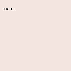 F3E5E0 - Eggshell color image preview