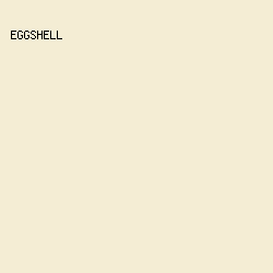 F4EDD4 - Eggshell color image preview