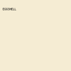 F5ECD3 - Eggshell color image preview