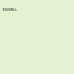 e4f2d2 - Eggshell color image preview