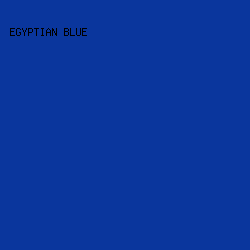 0A369D - Egyptian Blue color image preview