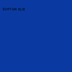 0A3AA1 - Egyptian Blue color image preview