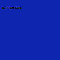 0D25AF - Egyptian Blue color image preview