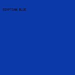 0D3AA9 - Egyptian Blue color image preview