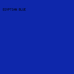 0E27AB - Egyptian Blue color image preview