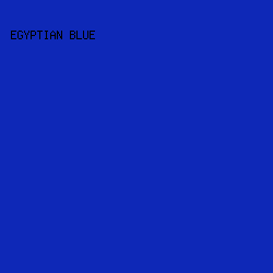 0E28B7 - Egyptian Blue color image preview