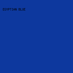 0d389e - Egyptian Blue color image preview