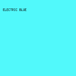 51F9FB - Electric Blue color image preview