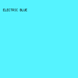 55f3ff - Electric Blue color image preview