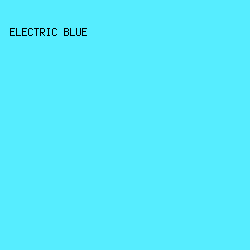 56EDFF - Electric Blue color image preview