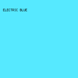 56e9ff - Electric Blue color image preview
