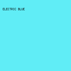 60edf6 - Electric Blue color image preview