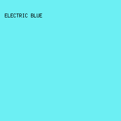 6ceff3 - Electric Blue color image preview