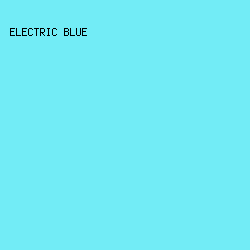 72ECF6 - Electric Blue color image preview