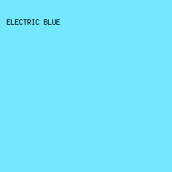 73E7FD - Electric Blue color image preview